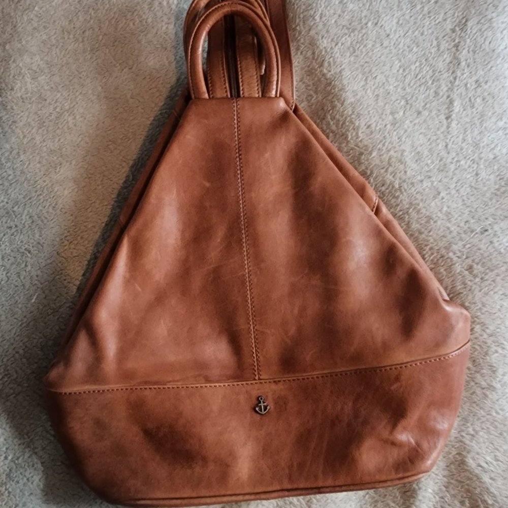 Harbour 2nd genuine leather backpack purse